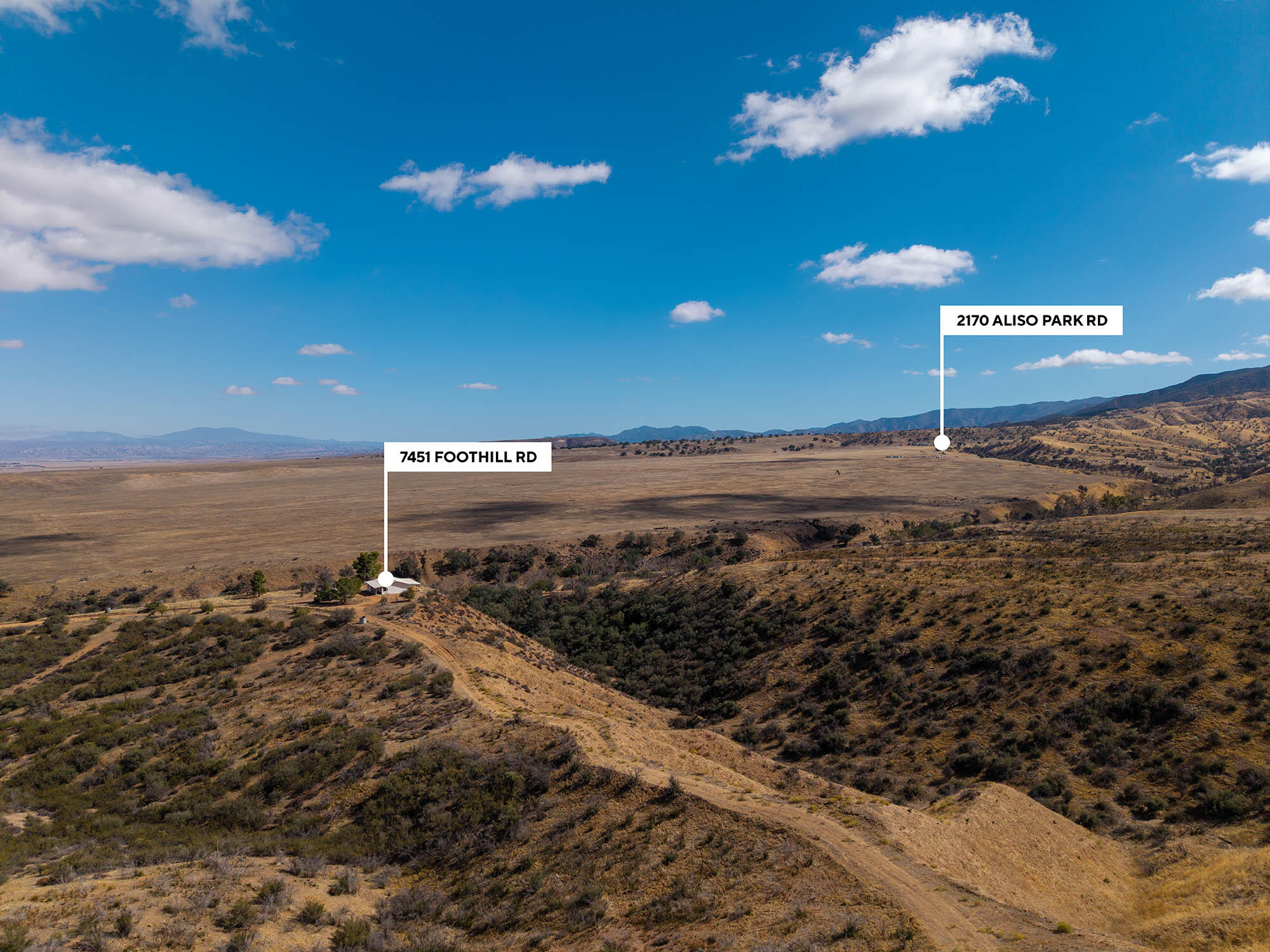 2170-7451 Aliso Park Road Cuyama, CA 93254 - Photo 31 of 72 Aerial north west - 2170 Aliso Park Rd