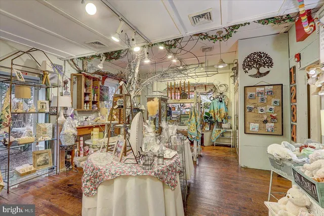 a view of a chairs in a room