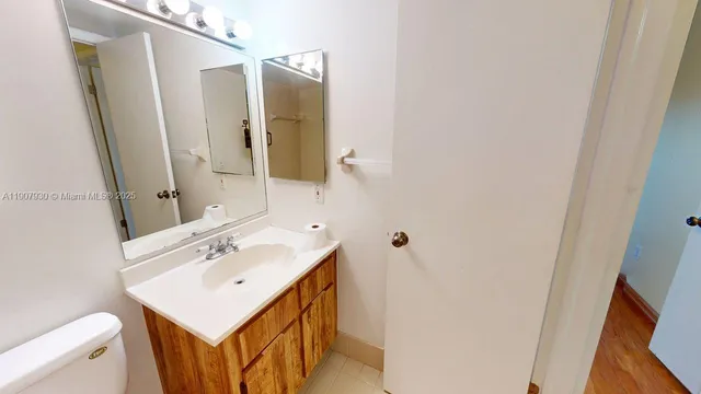 a view of an front door