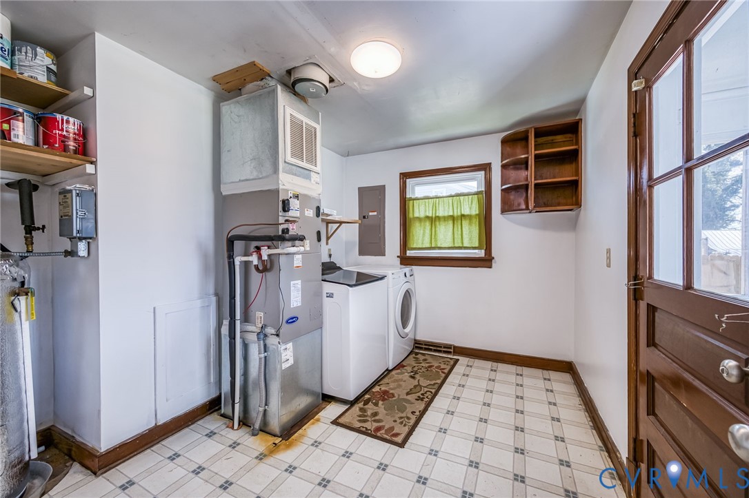 2129 Ginter Street Richmond, VA 23228 - Photo 16 of 38 a view of a kitchen with fridge and window