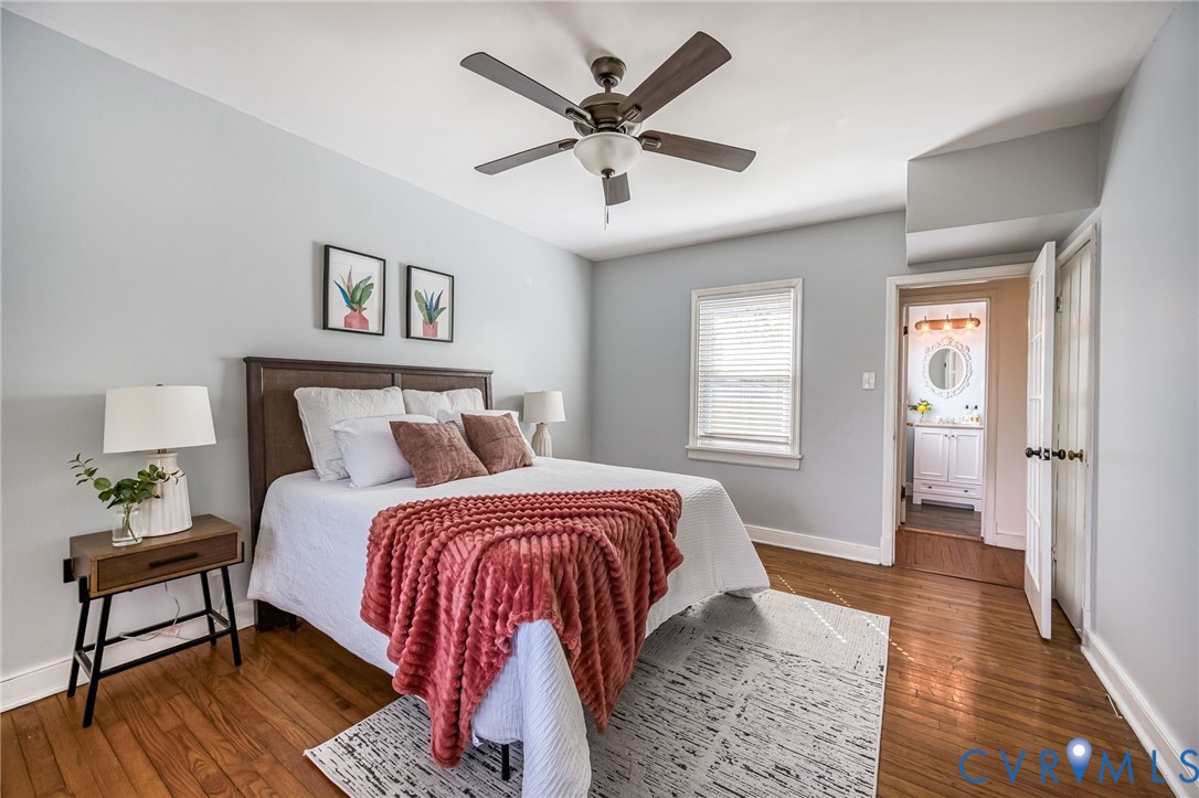 2129 Ginter Street Richmond, VA 23228 - Photo 18 of 38 a bedroom with bed and window