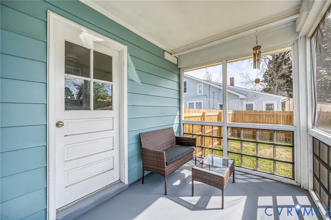 2129 Ginter Street Richmond, VA 23228 - Photo 34 of 38 a view of a chairs and table in the balcony
