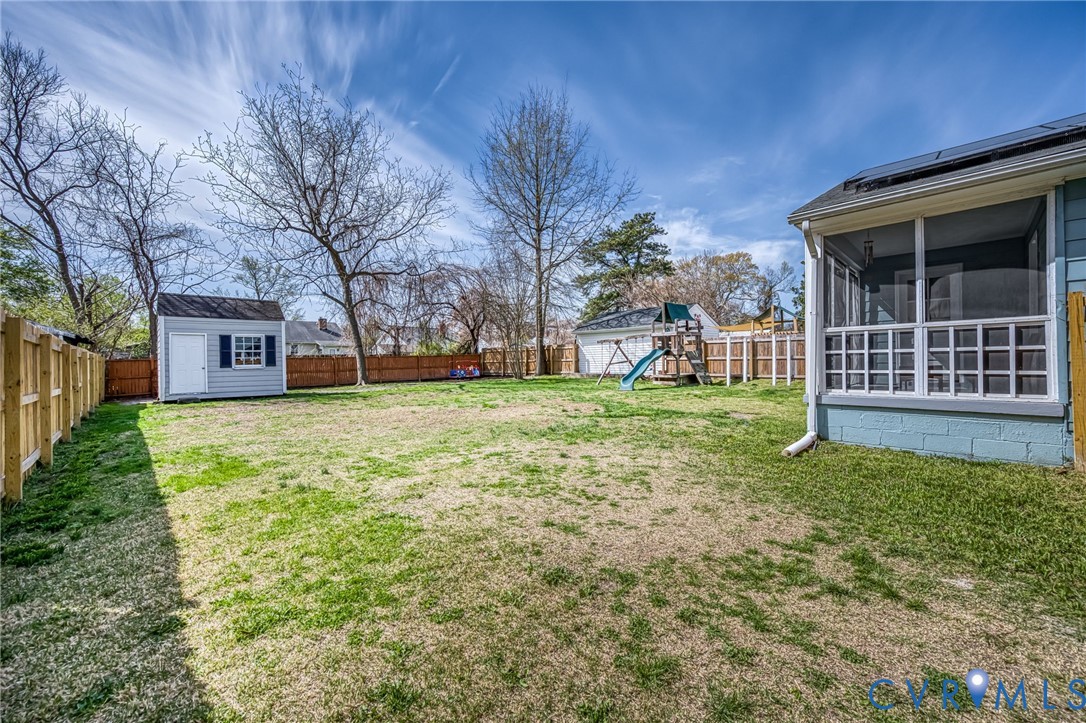 2129 Ginter Street Richmond, VA 23228 - Photo 35 of 38 a view of a house with a yard