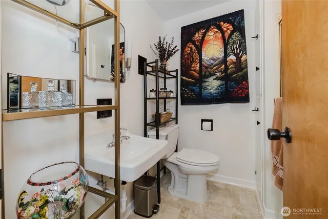 a view of bathroom with shower