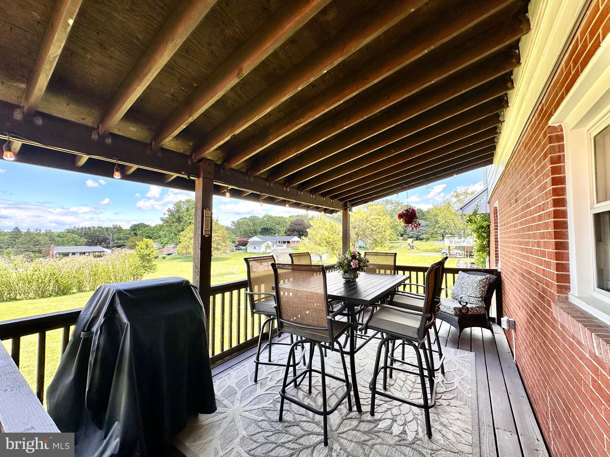 406 Plumtree Road Bel Air, MD 21015 - Photo 21 of 59 Covered Rear Deck, Enjoy Summer BBQs & Crab Feasts
