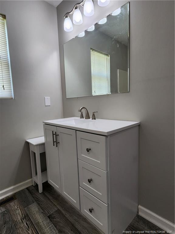 5444 Rockfish Road Raeford, NC 28376 - Photo 24 of 37 a bathroom with a sink and a mirror