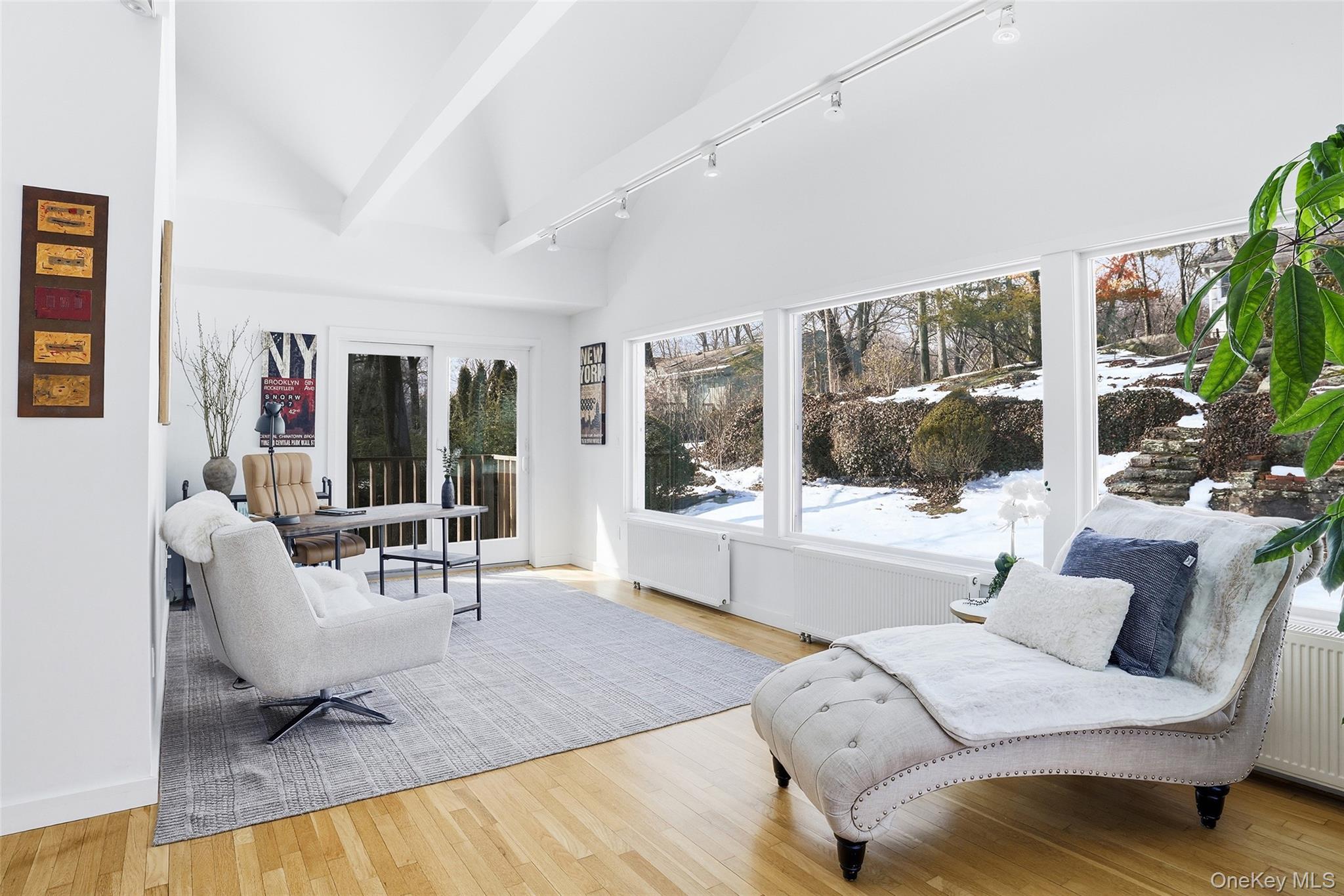 331 Old Colony Road Hartsdale, NY 10530 - Photo 16 of 45 a living room with furniture and a large window