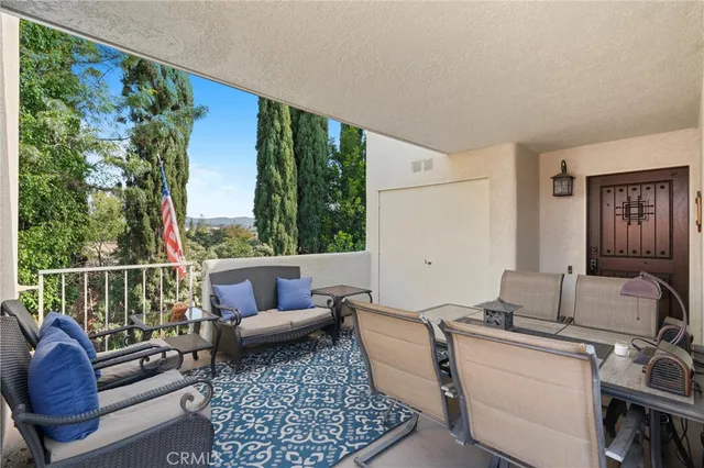 a view of a workspace with outdoor seating