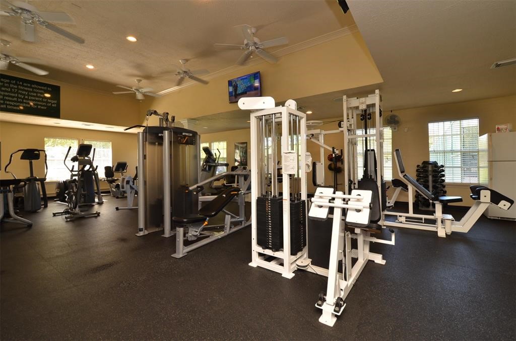13506 Key Ridge Lane Cypress, TX 77429 - Photo 47 of 49 a view of a room with gym equipment