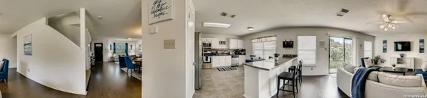 a view of a living room with furniture and a view of living room