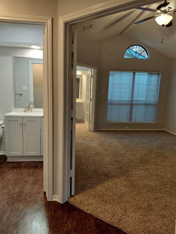 626 Albrook Drive Allen, TX 75002 - Photo 23 of 32 Primary Bedroom Entrance, Atrium Area with Privacy Fence in Background