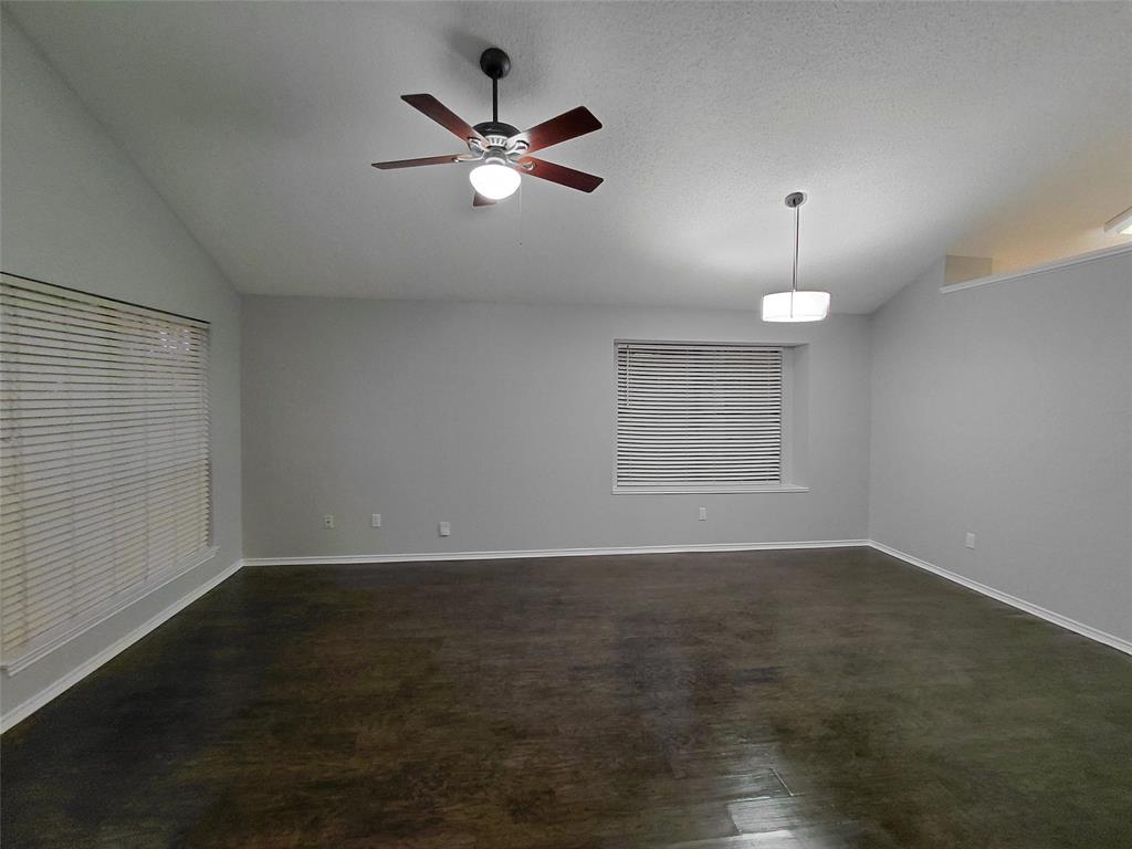 626 Albrook Drive Allen, TX 75002 - Photo 5 of 32 Front Living Room & Dining Room, New Dining Room Light Fixture, Side Window with Window Seat