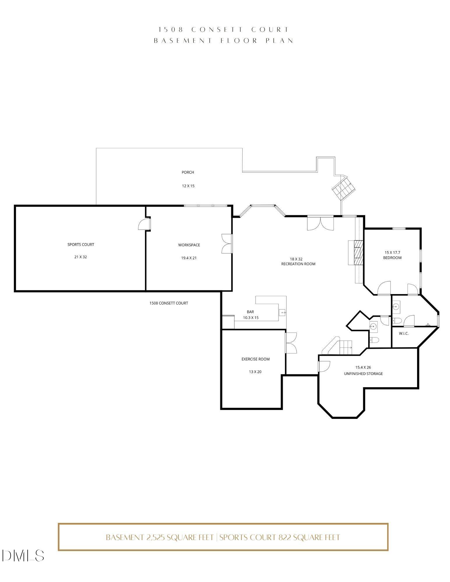 1508 Consett Court Raleigh, NC 27613 - Photo 67 of 67 Floor Plan