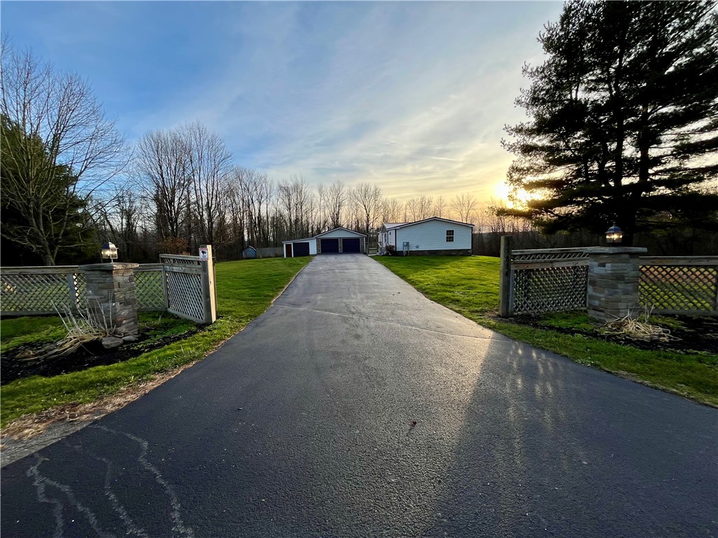 11834 Tellier Road Wolcott, NY 14590 - Photo 8 of 42 Paved Driveway with ample parking areas