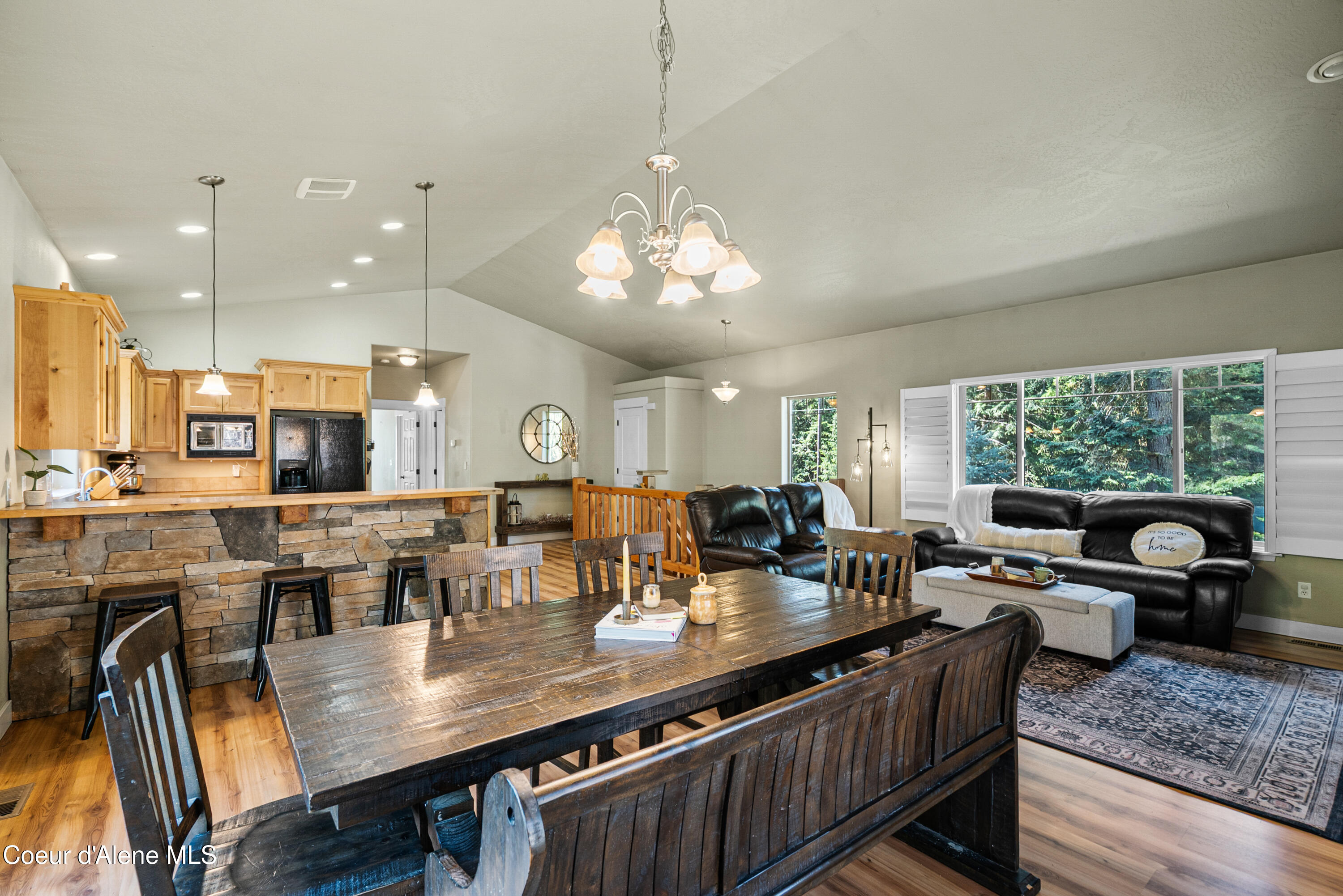 24544 North Dockside Lane Rathdrum, ID 83858 - Photo 4 of 57 Dining Kitchen Living Room