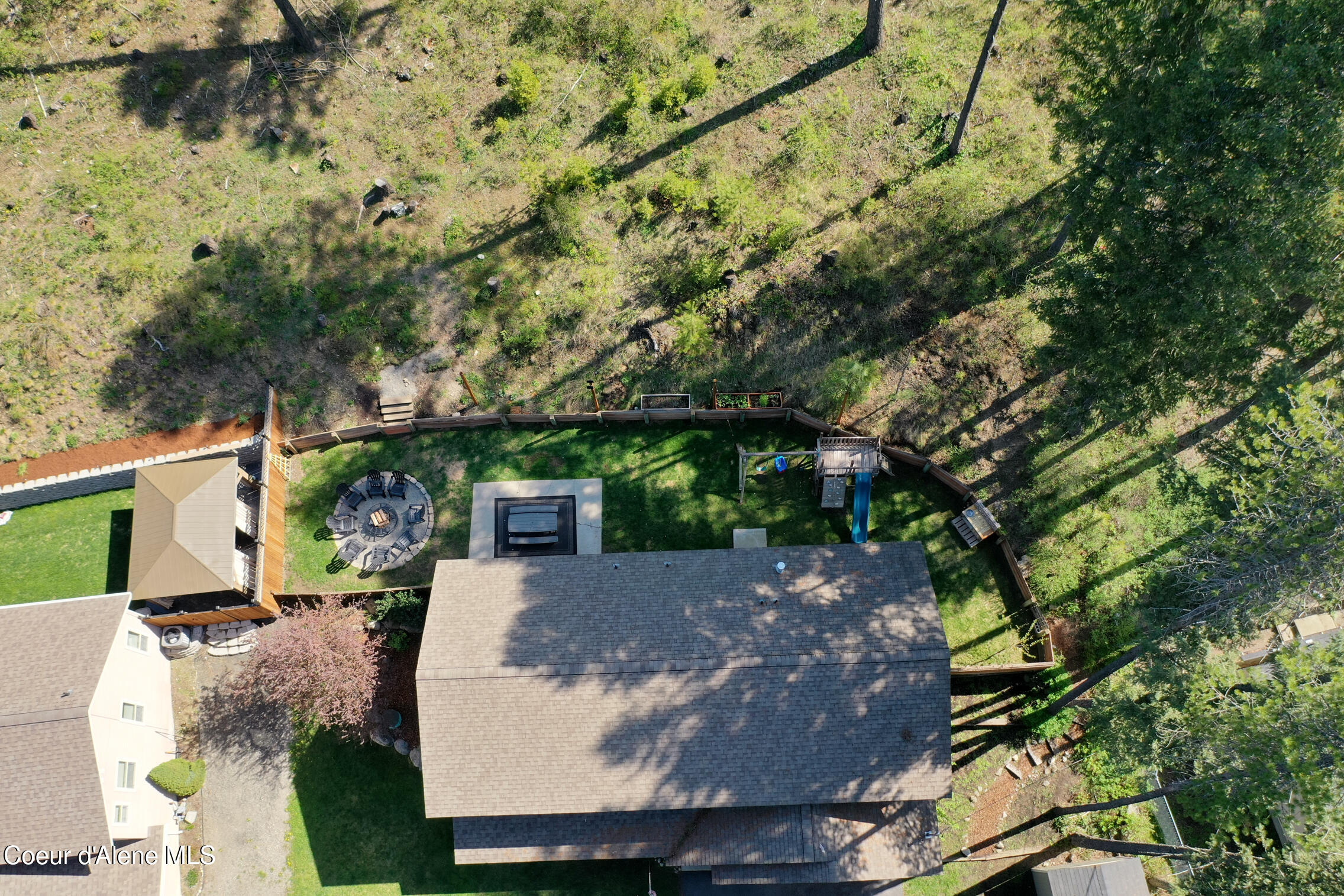 24544 North Dockside Lane Rathdrum, ID 83858 - Photo 57 of 57 Aerial Shot Back yard Summer-1