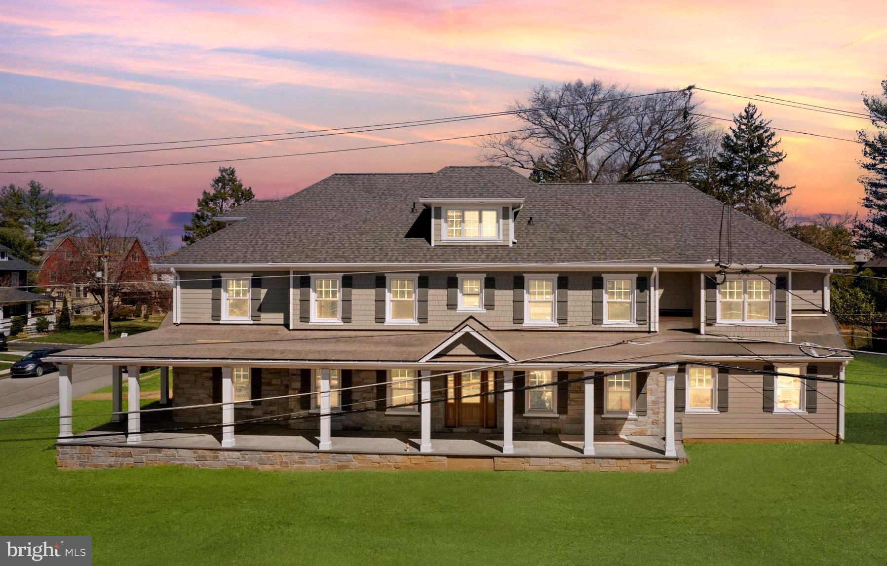 39 Simpson Road Ardmore, PA 19003 - Photo 3 of 49 front view of a house with a yard
