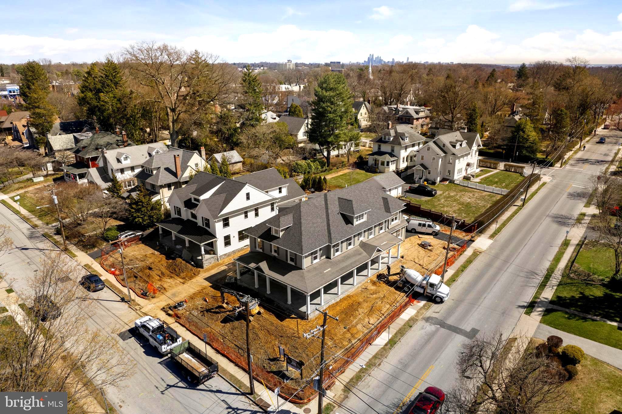 39 Simpson Road Ardmore, PA 19003 - Photo 45 of 49 an aerial view of multiple house