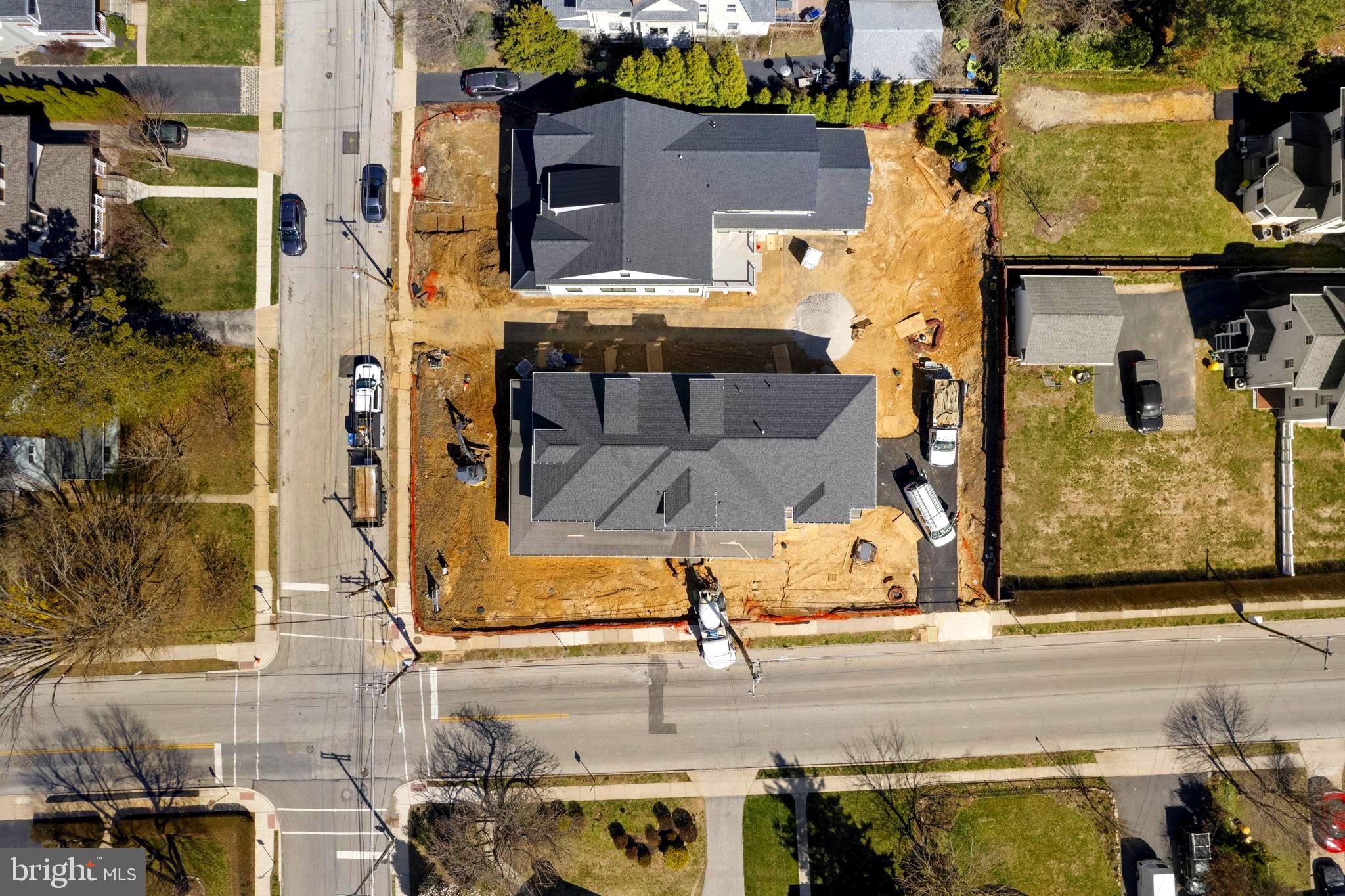39 Simpson Road Ardmore, PA 19003 - Photo 46 of 49 an aerial view of residential houses with outdoor space