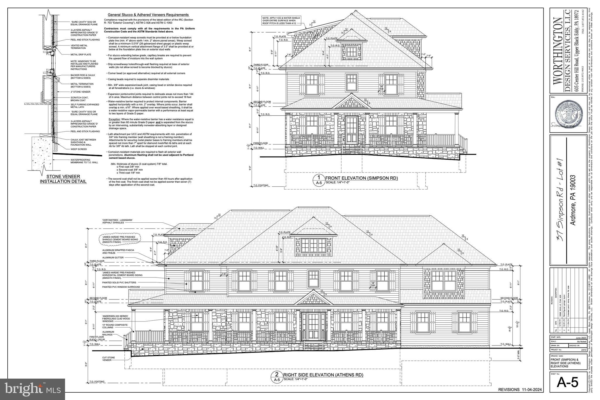 39 Simpson Road Ardmore, PA 19003 - Photo 47 of 49 a black and white photo of a building