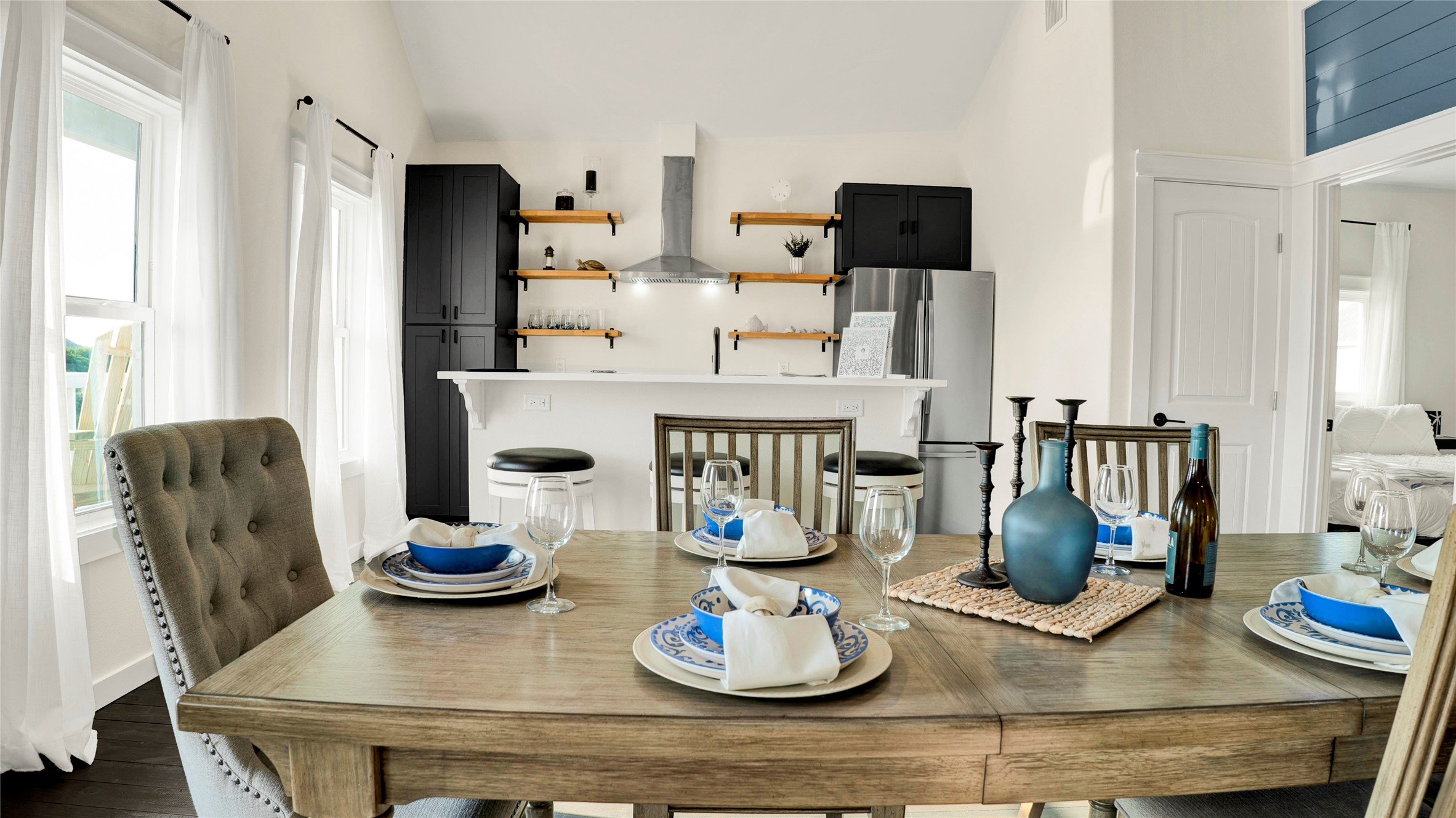 1064 Sunset Circle East Crystal Beach, TX 77650 - Photo 13 of 50 a living room with furniture and flat screen tv