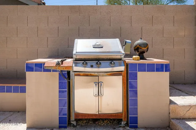 a view of a street with a building in the background