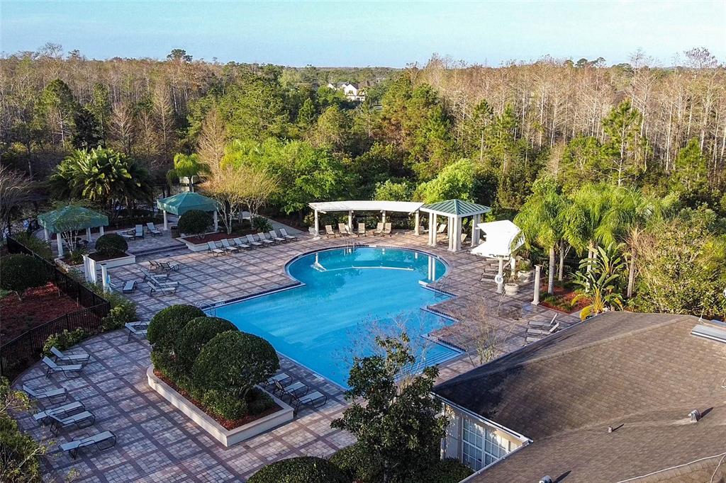 1041 Enclair Street Orlando, FL 32828 - Photo 58 of 62 an aerial view of a house with a yard