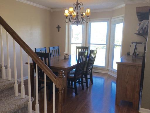 400 Martin Road Clarksville, TN 37042 - Photo 11 of 18 Large formal dining room with beautiful hardwood floors and a bay window.