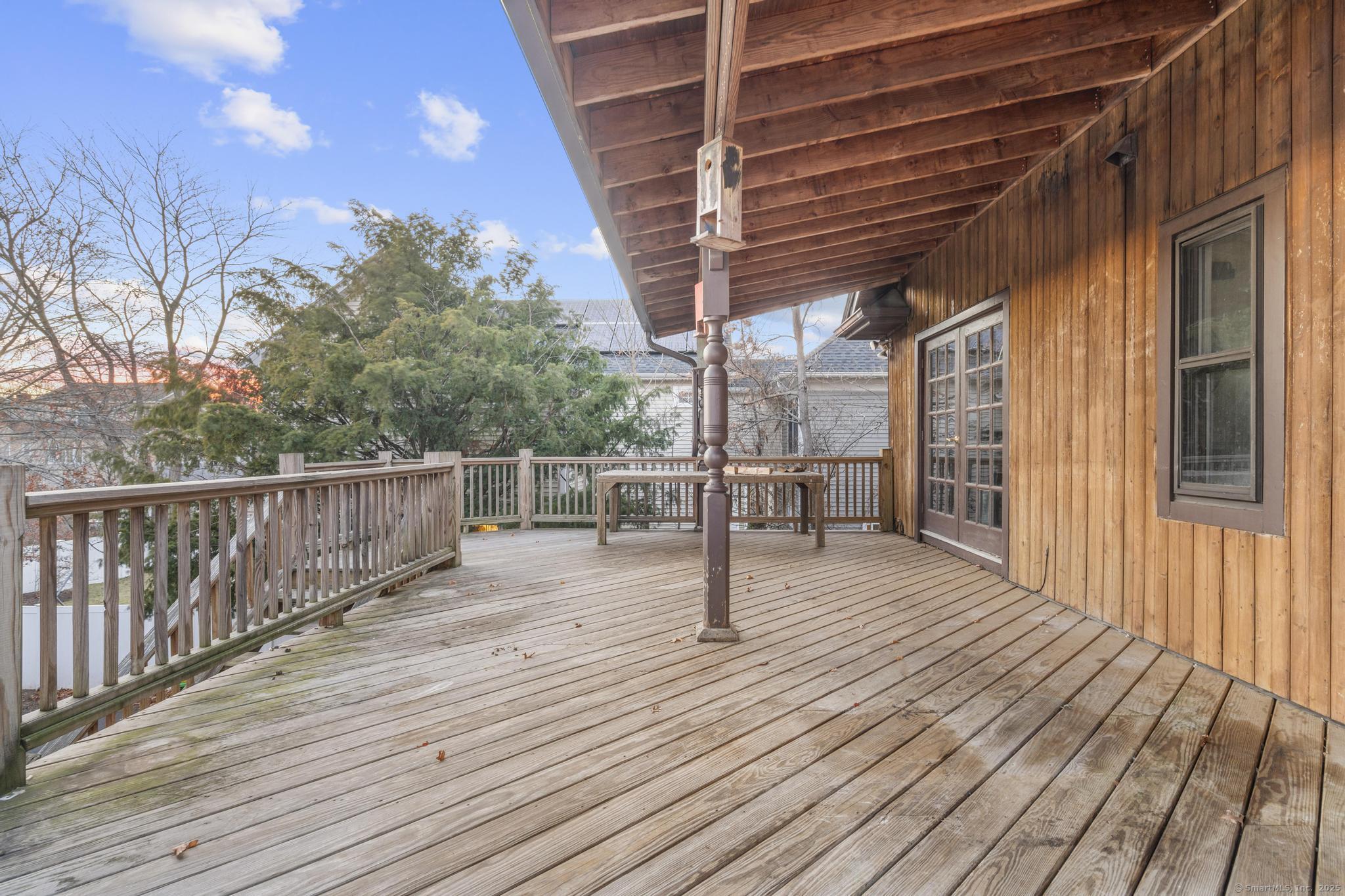 33 Douglas Avenue, Unit 2 Stamford, CT 06906 - Photo 31 of 32 a view of outdoor space with wooden deck
