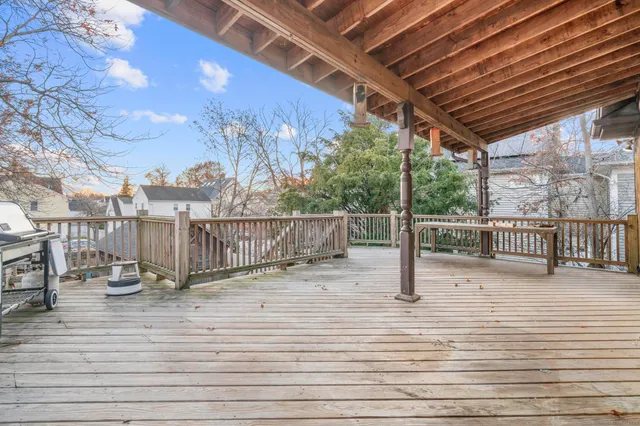 a view of a roof deck