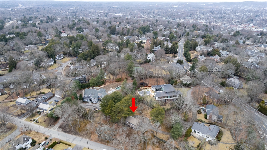 73 Valentine Street Newton, MA 02465 - Photo 25 of 26 an aerial view of residential houses with outdoor space