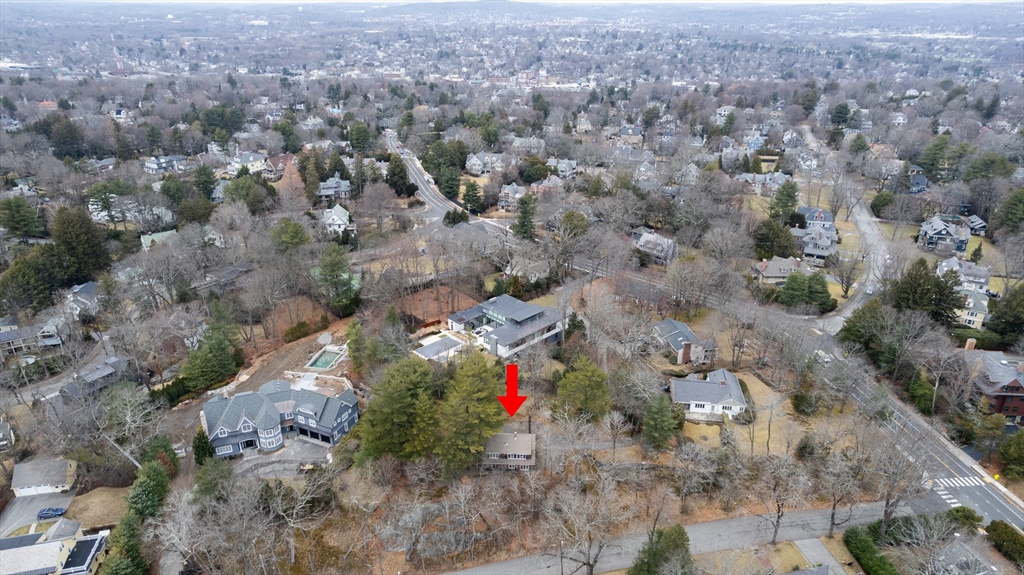 73 Valentine Street Newton, MA 02465 - Photo 26 of 26 an aerial view of residential houses with outdoor space