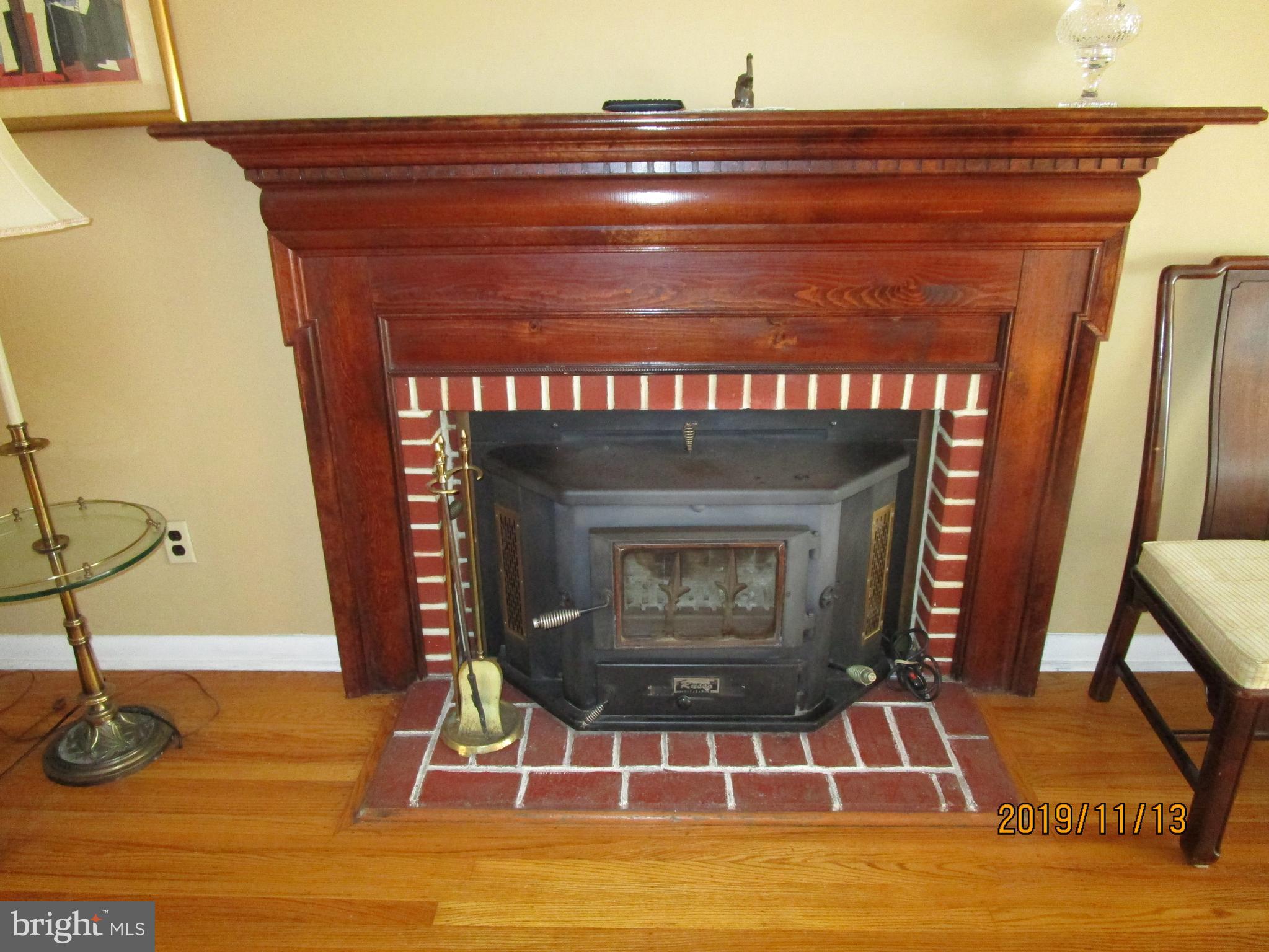 661 Church Road Flourtown, PA 19031 - Photo 8 of 28 Living Room Fireplace W/Insert
