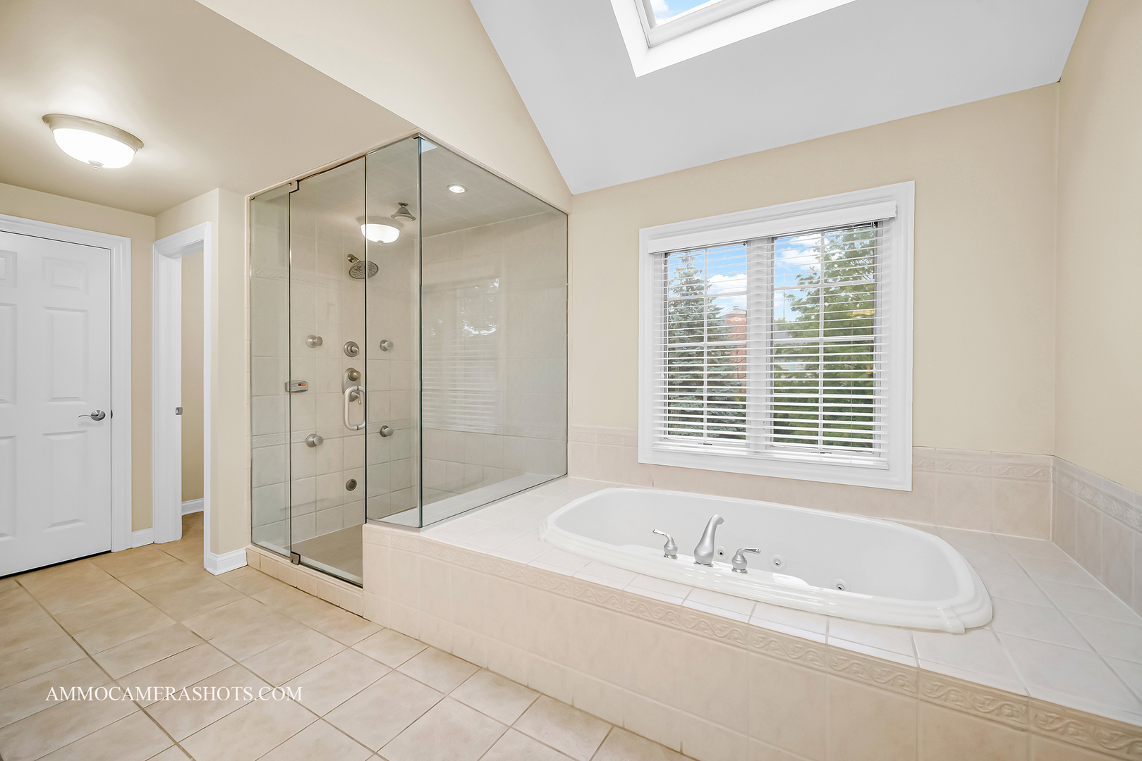 N451 Peter Road Winfield, IL 60190 - Photo 32 of 48 a spacious bathroom with a tub shower and windows