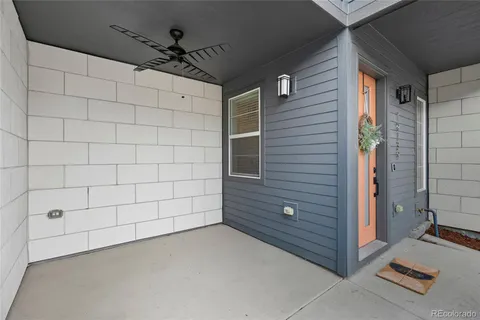 a backyard of a house