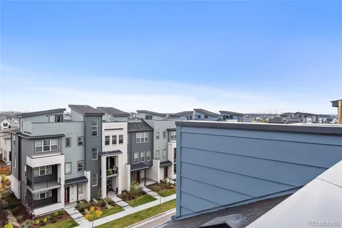 a view of a city with an ocean view