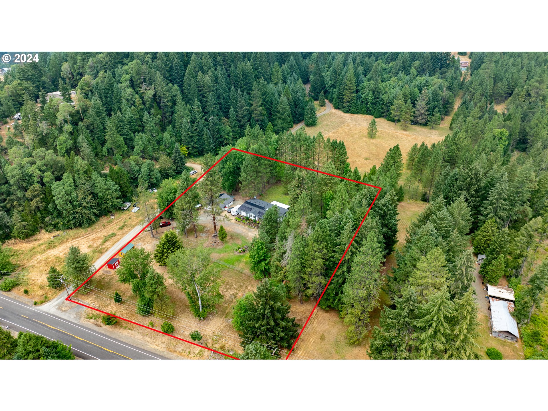 3762 Upper Cow Creek Road Azalea, OR 97410 - Photo 48 of 48 Approximate Property Lines