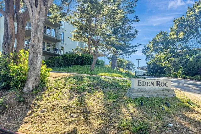 a view of a sign board of a yard