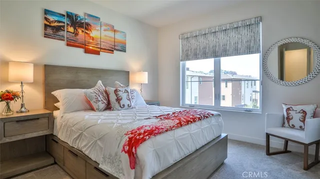 a view of a balcony with furniture