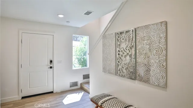 a view of front door