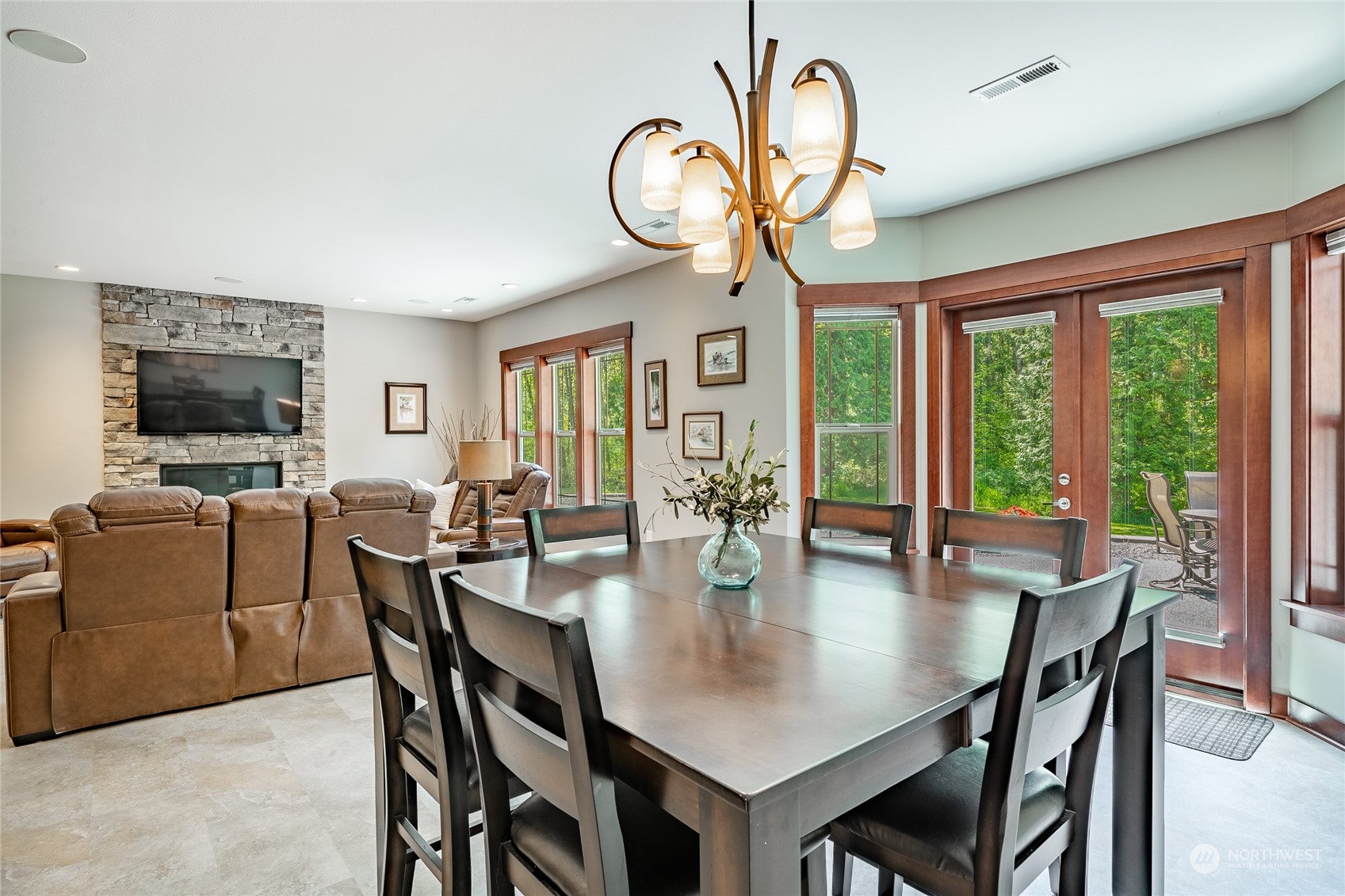 2341 Burk Road Blaine, WA 98230 - Photo 17 of 40 a view of a dining room with furniture window and outside view