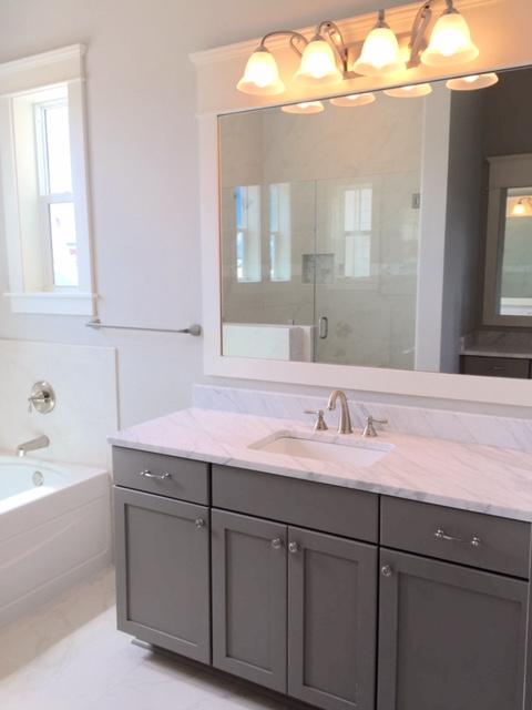 167 Clipper Street Inlet Beach, FL 32461 - Photo 31 of 43 a bathroom with a sink and a mirror
