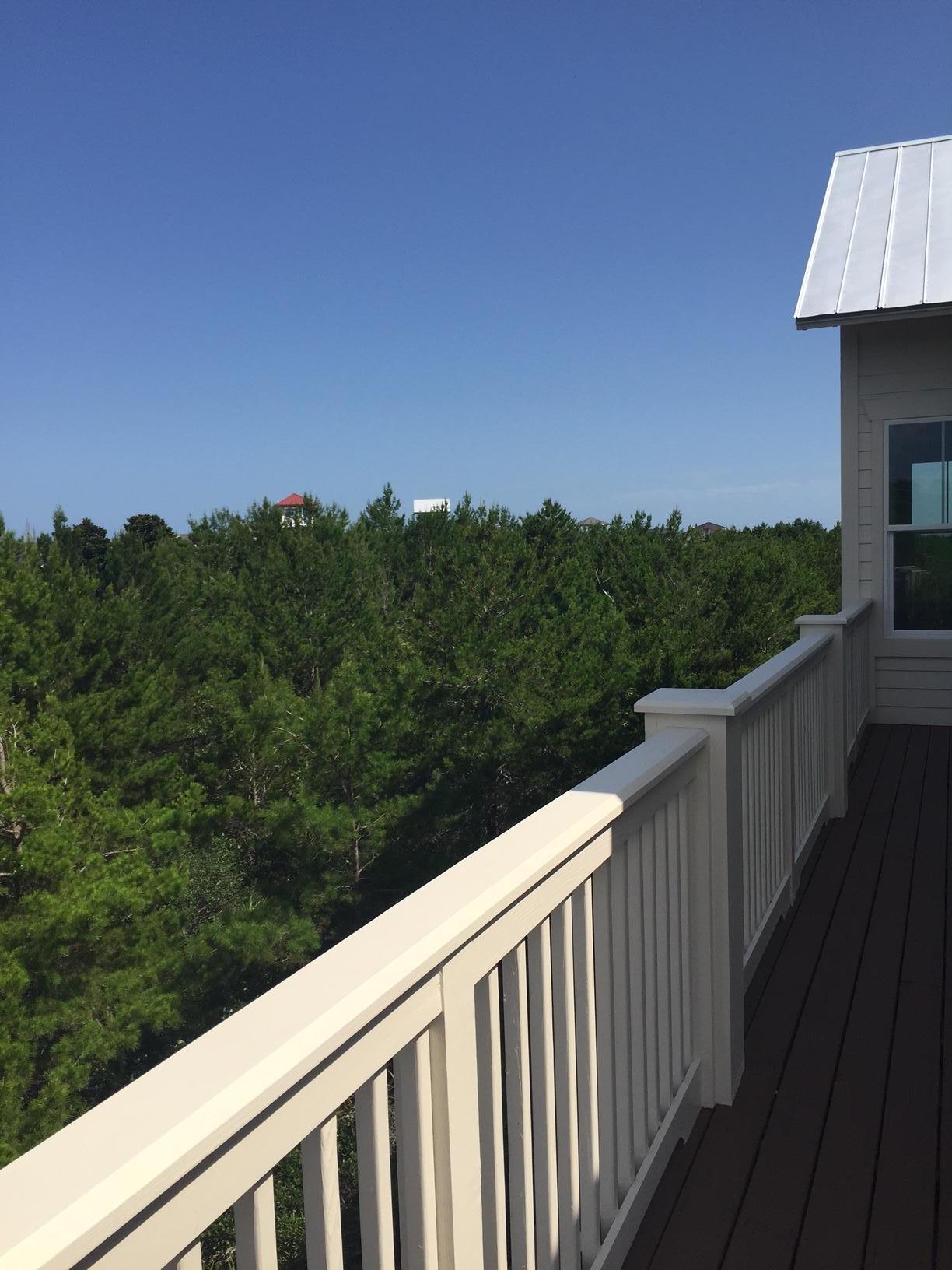 167 Clipper Street Inlet Beach, FL 32461 - Photo 6 of 43 a balcony with an outdoor space