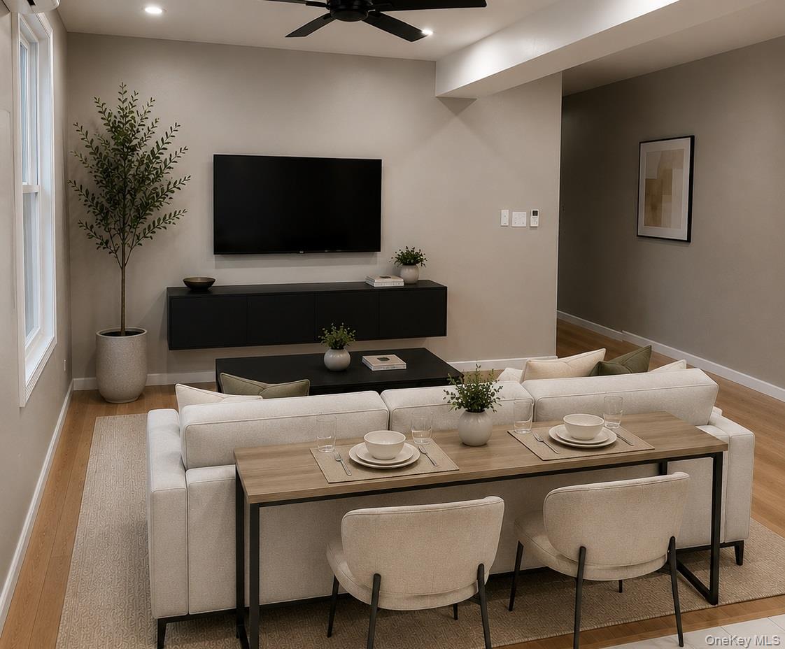 66 Delafield Street, Unit 1 Poughkeepsie, NY 12601 - Photo 4 of 18 AI generated Living/Dining Area