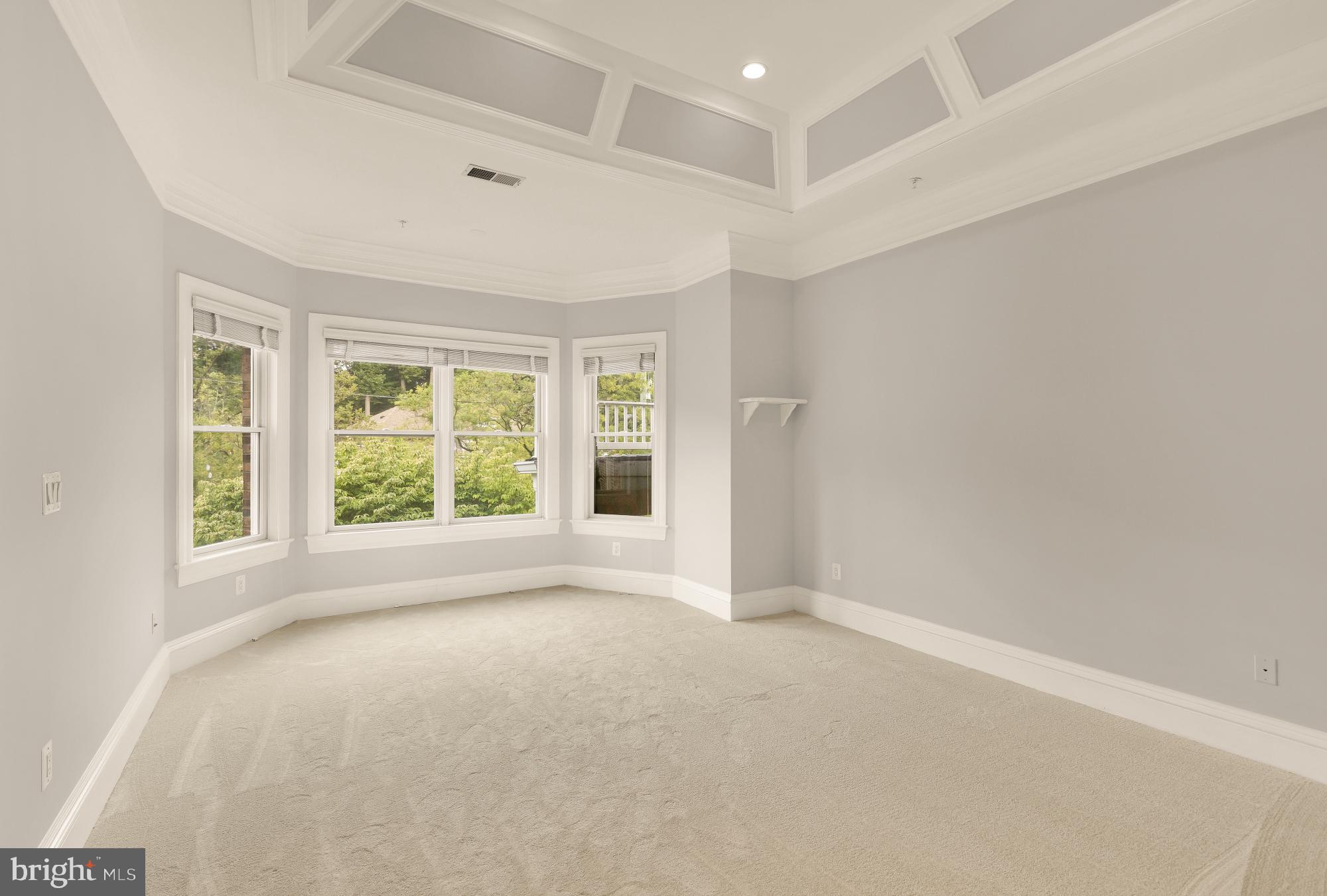 8505 Howell Road Bethesda, MD 20817 - Photo 46 of 75 Ensuite 4 bay (18'11" x 14) 12' tray ceiling
