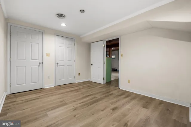 a view of an empty room