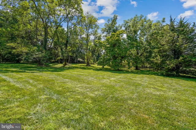 a view of outdoor space with deck and yard