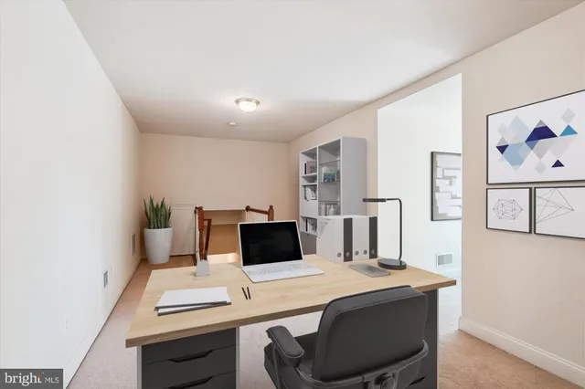 a view of a patio on the deck