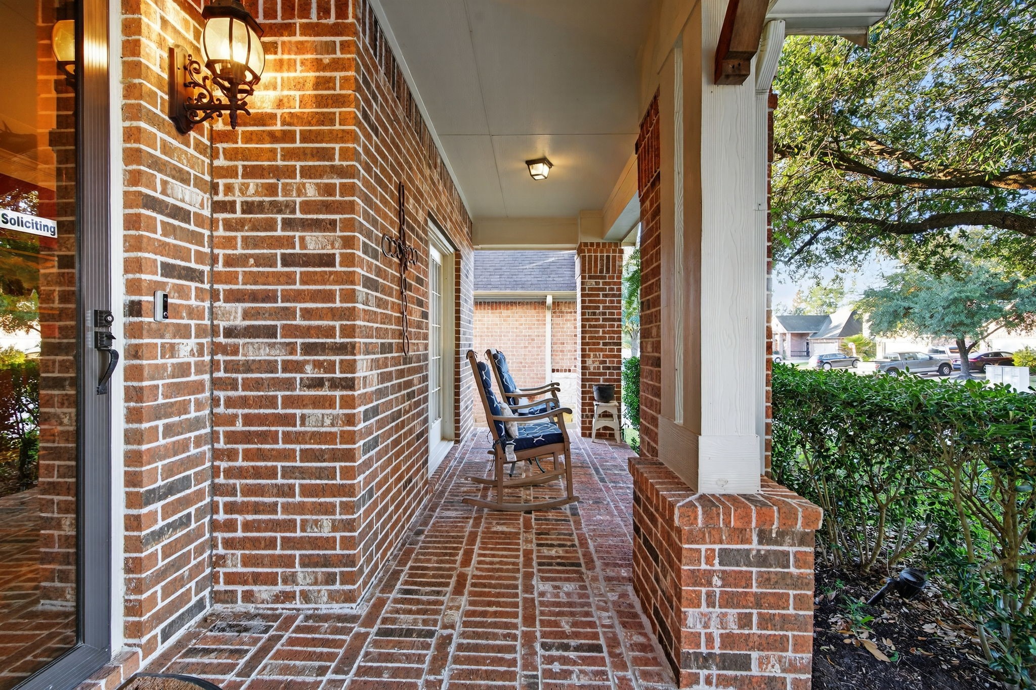 194 Maple Grove Drive Conroe, TX 77384 - Photo 3 of 25 a view of a balcony with chairs