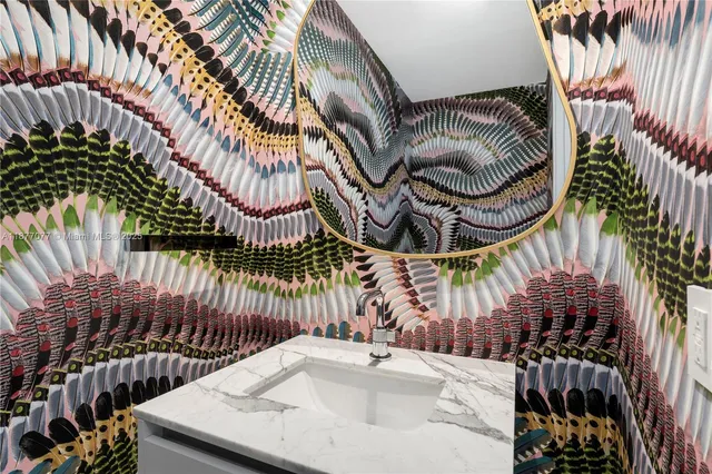 a view of outdoor space and deck kitchen